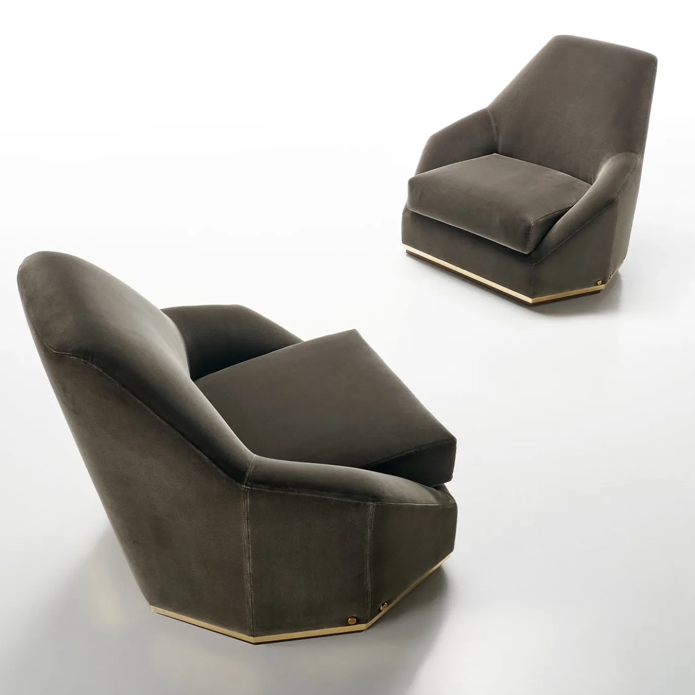 Poltrona Doha grigio