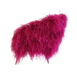 Poltrona Dream in Velluto Rosa