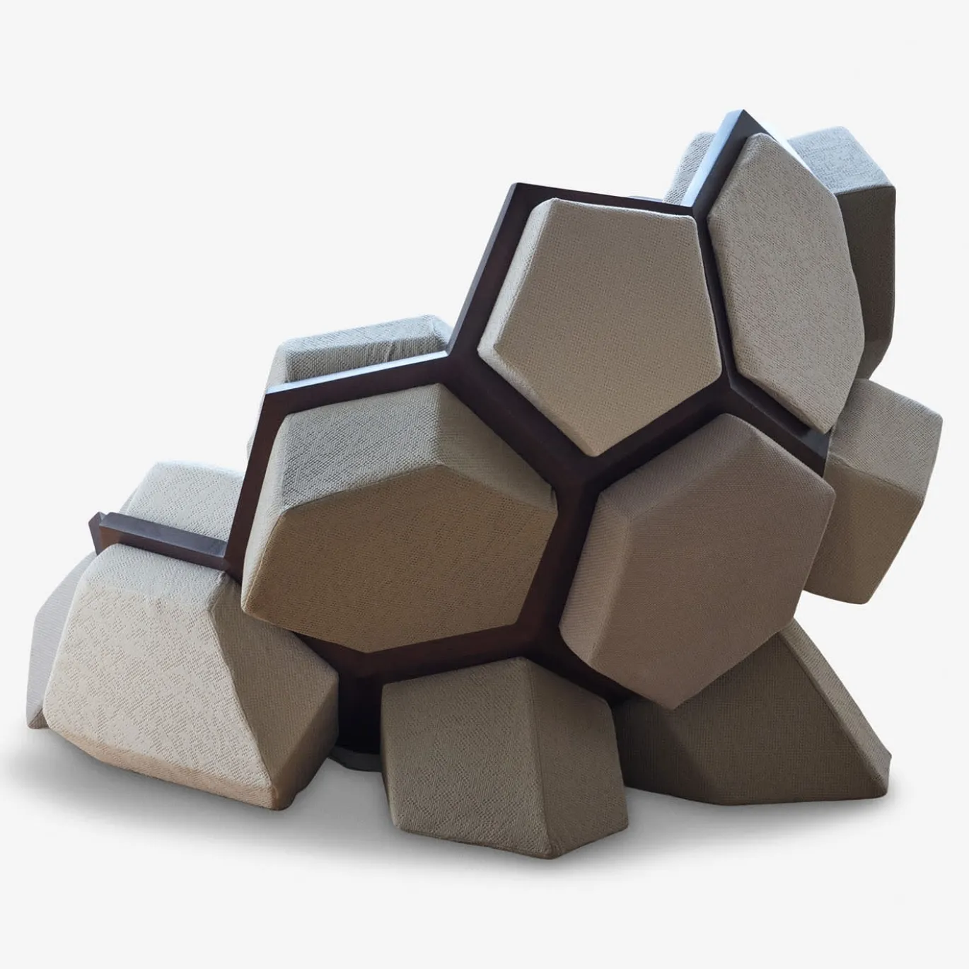 Poltrona ecologica Quartz di CRTL ZAK e Davide Barzaghi