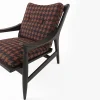 Poltrona Franklin in Pied de Poule Bronzo
