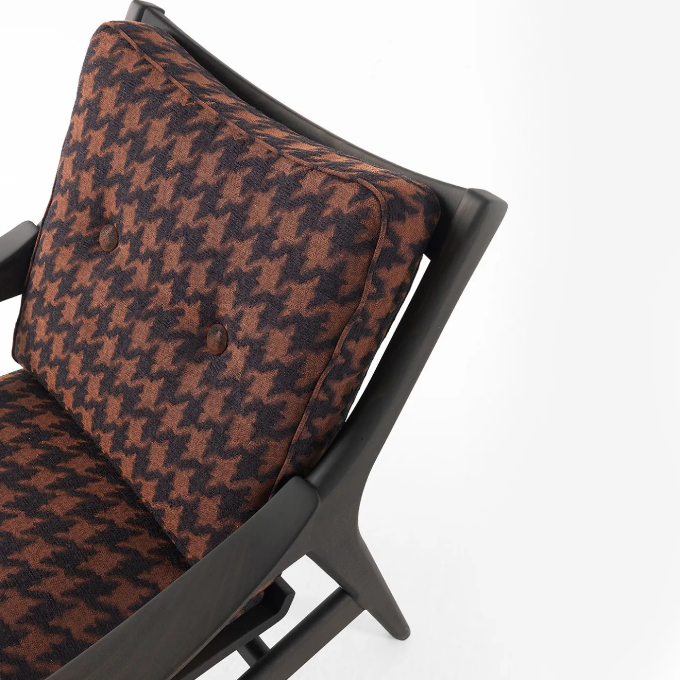 Poltrona Franklin in Pied de Poule Bronzo