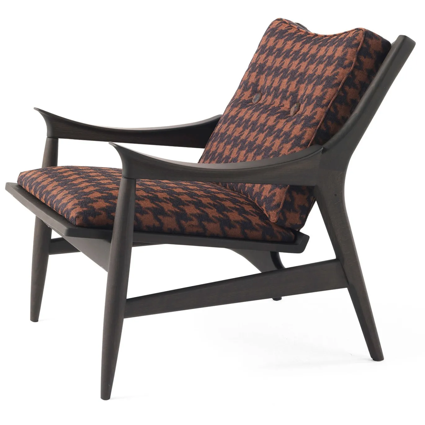 Poltrona Franklin in Pied de Poule Bronzo