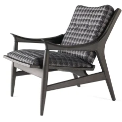 Poltrona Franklin in Pied de Poule Grigio