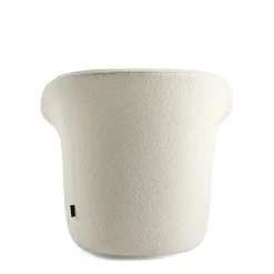 Poltrona Fulham in Bouclé Bianco