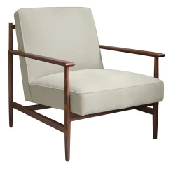 Poltrona Gaia in lino-cotone Canapa