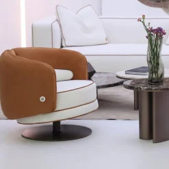 Poltrona girevole Bon Ton