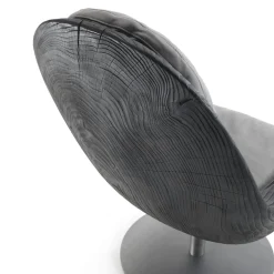 Poltrona girevole Creus Black di Pininfarina