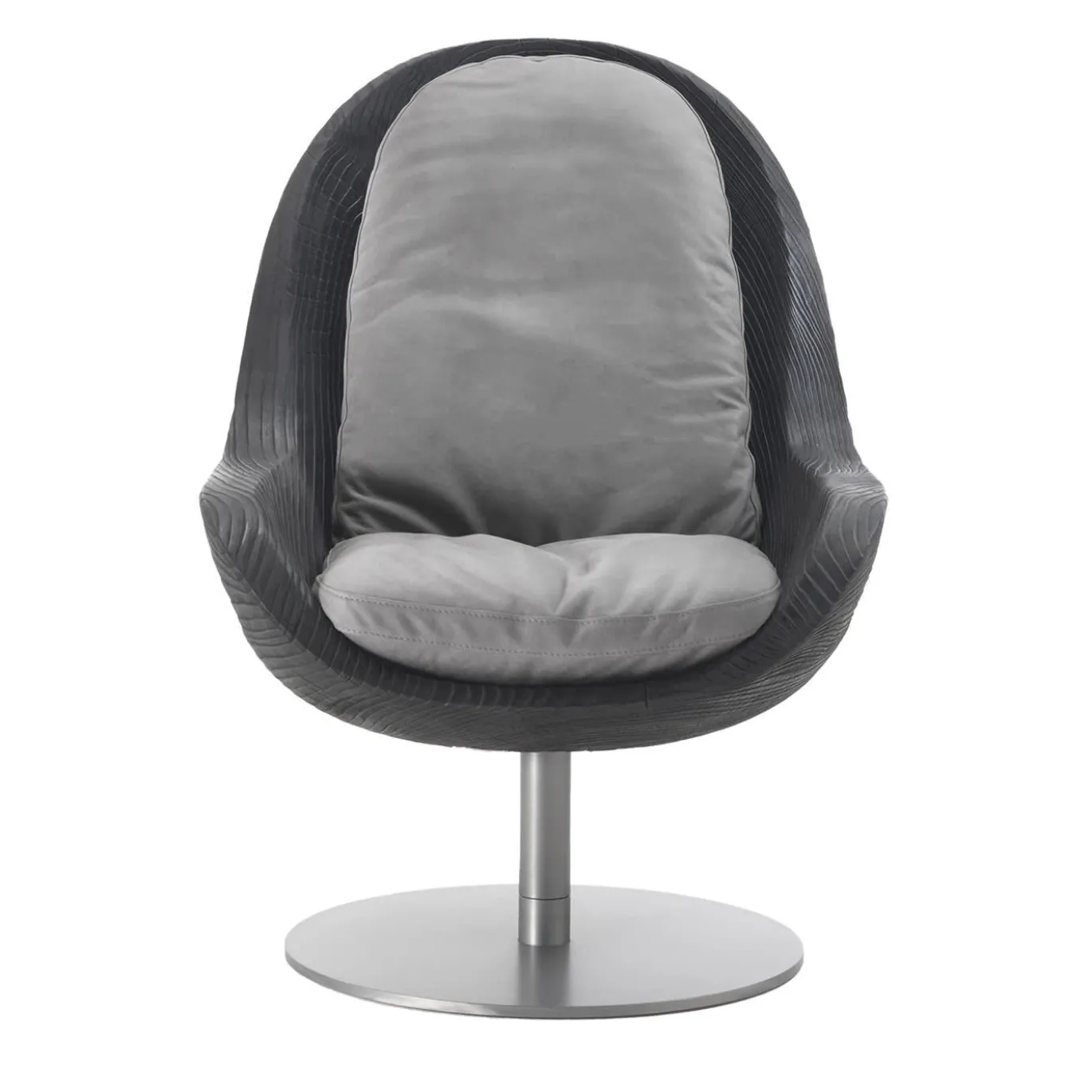 Poltrona girevole Creus Black di Pininfarina
