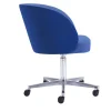 Poltrona girevole Kyoto Blue di Balutto Associati