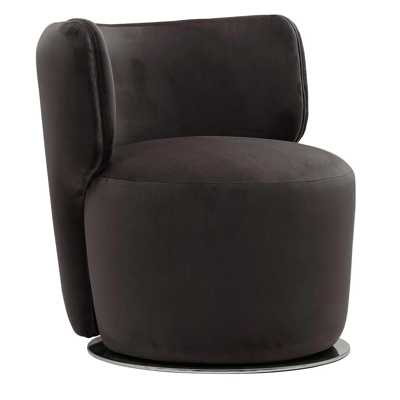 Poltrona girevole Sierra nera