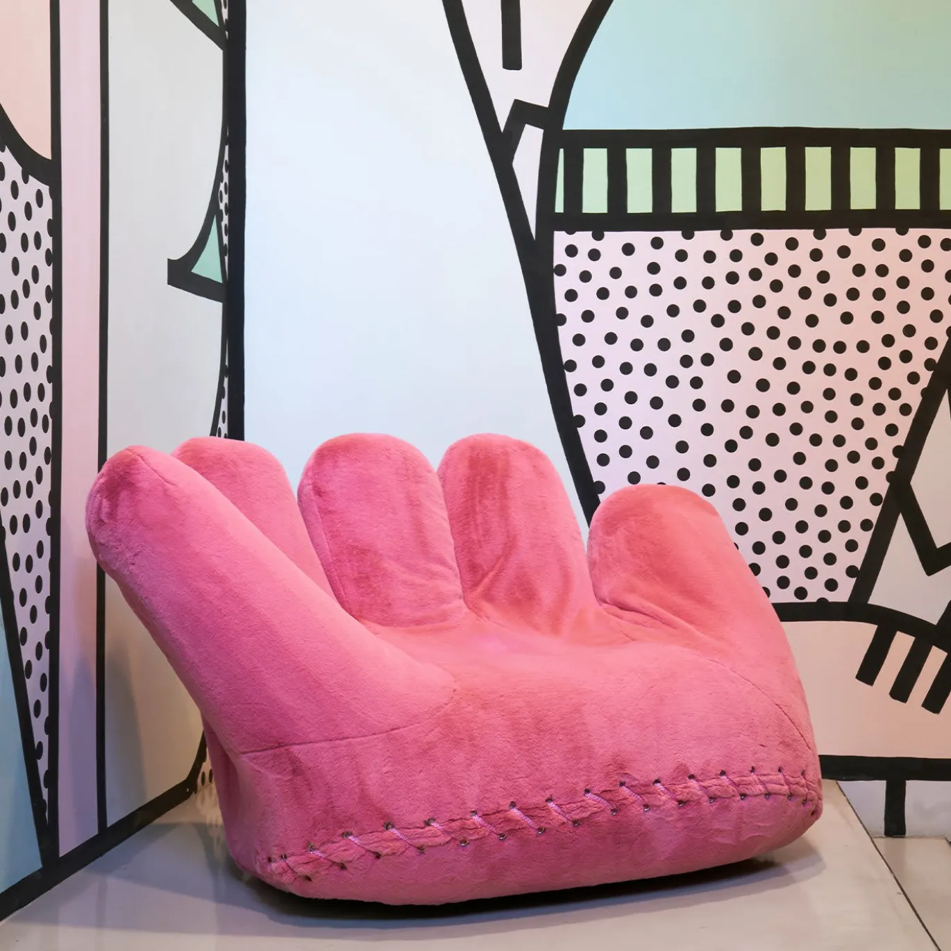 Poltrona Joe Plush Pink
