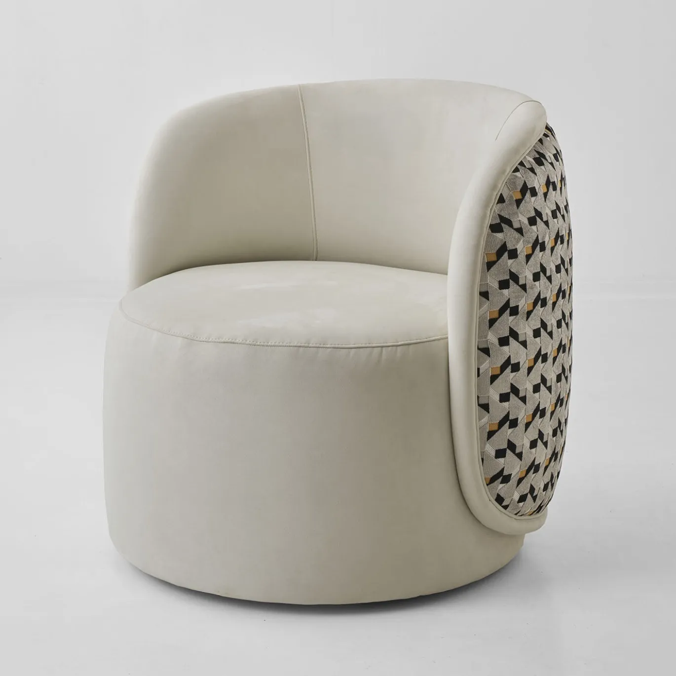 Poltrona Kokedera Grey in Econabuk & Casamance