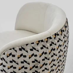 Poltrona Kokedera Grey in Econabuk & Casamance