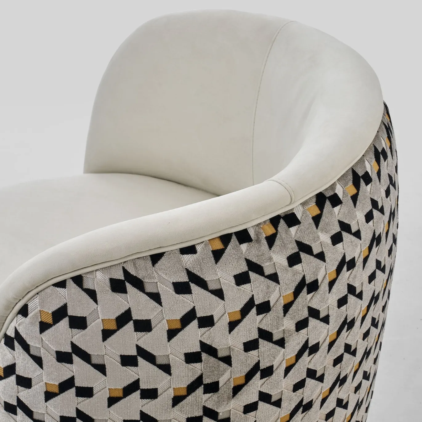 Poltrona Kokedera Grey in Econabuk & Casamance