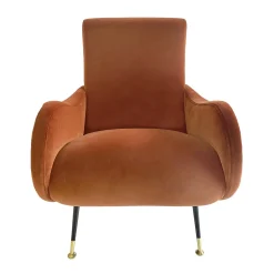 Poltrona Lady Colors arancio intenso