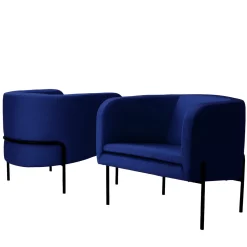 Poltrona Laetitia Blue di Fabio Fantolino