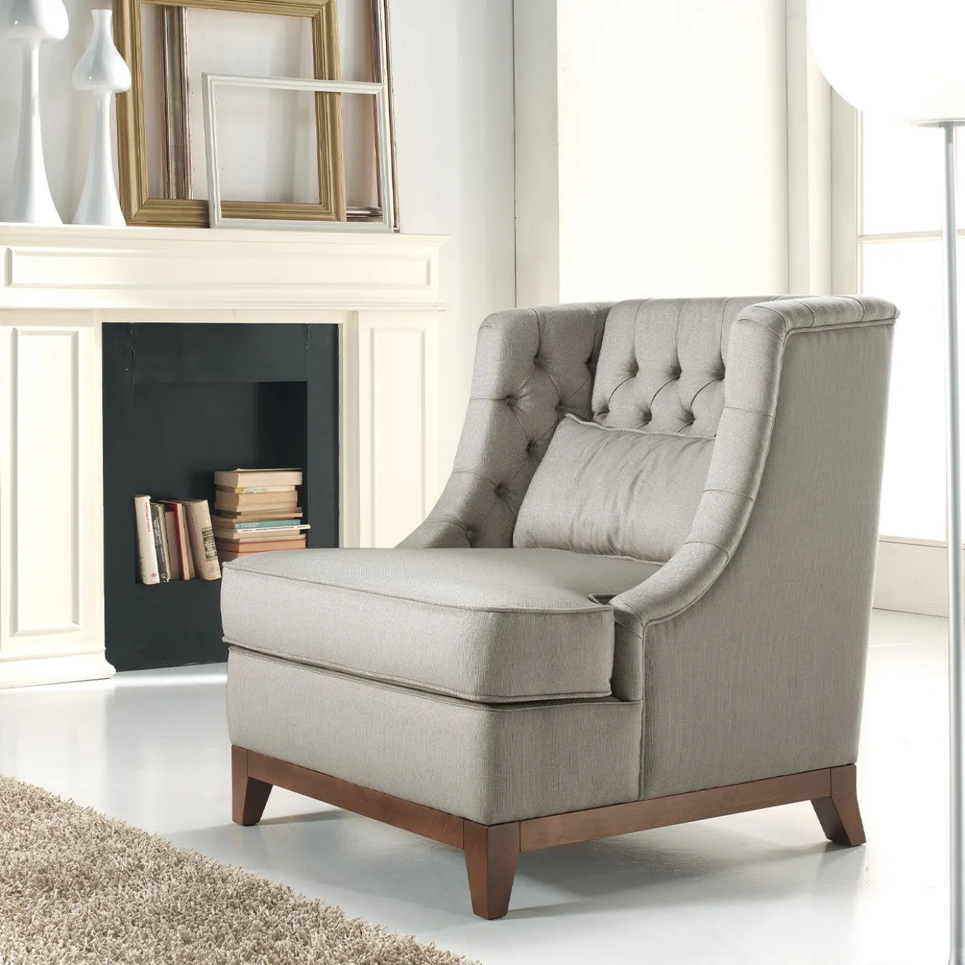 Poltrona Louisiana Grigio