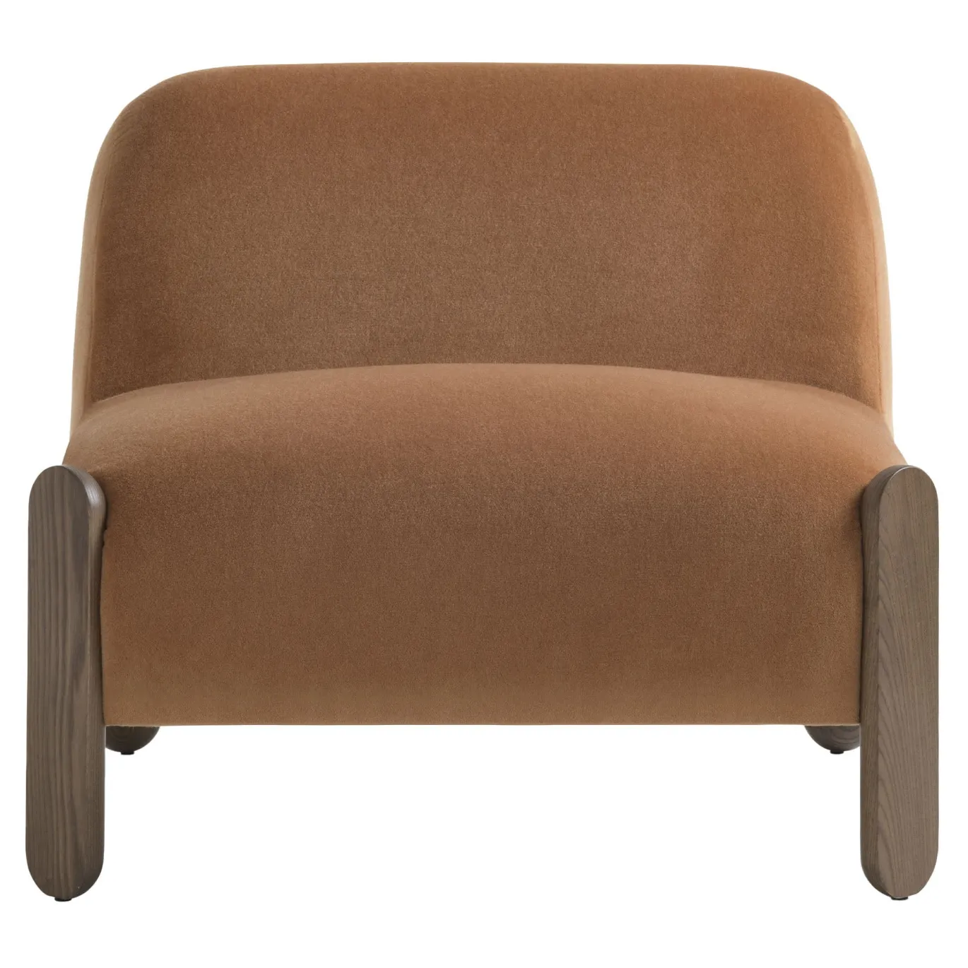 Poltrona Lounge Babà Soft 875 Marrone di Emilio Nanni