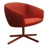 Poltrona lounge con schienale basso non rossa