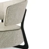 Poltrona Lounge Diana in Velluto Beige