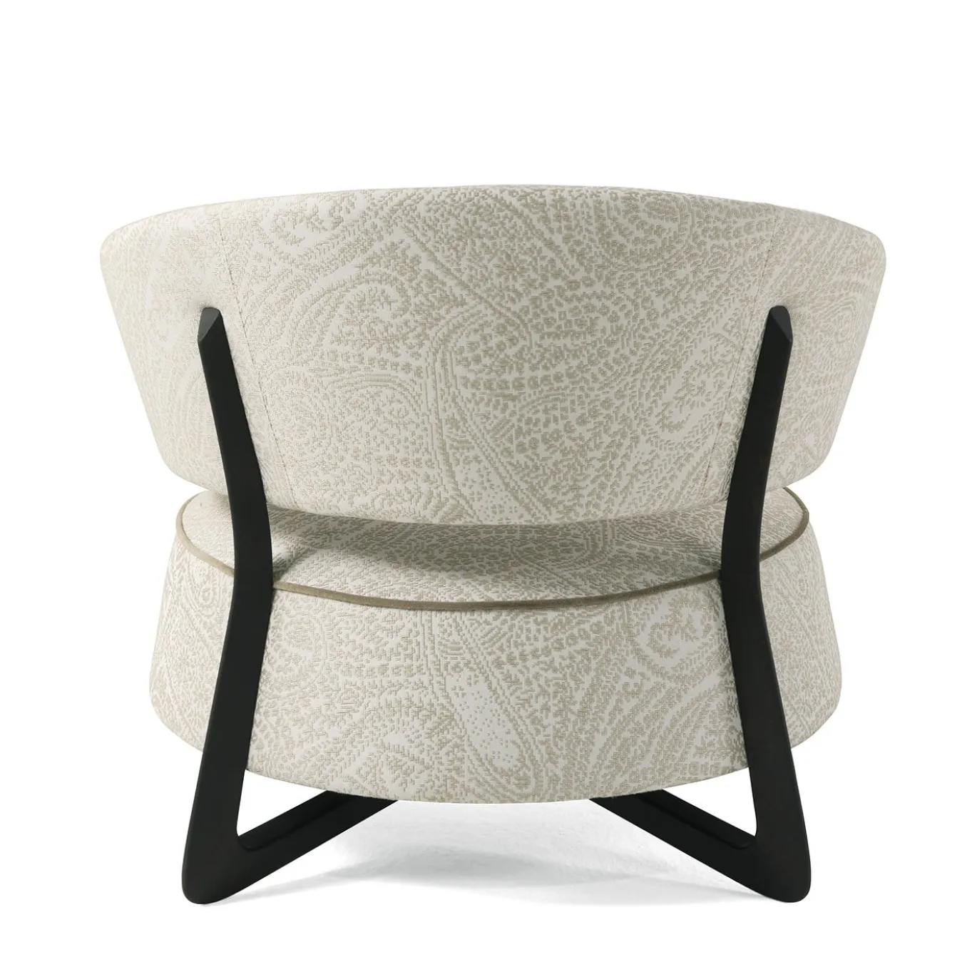 Poltrona Lounge Diana in Velluto Beige