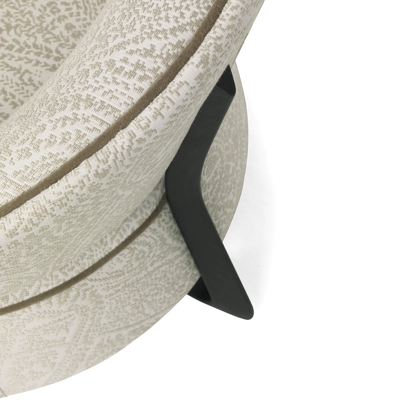 Poltrona Lounge Diana in Velluto Beige