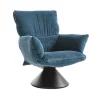 Poltrona Lounge Lud'o Blu di Patricia Urquiola