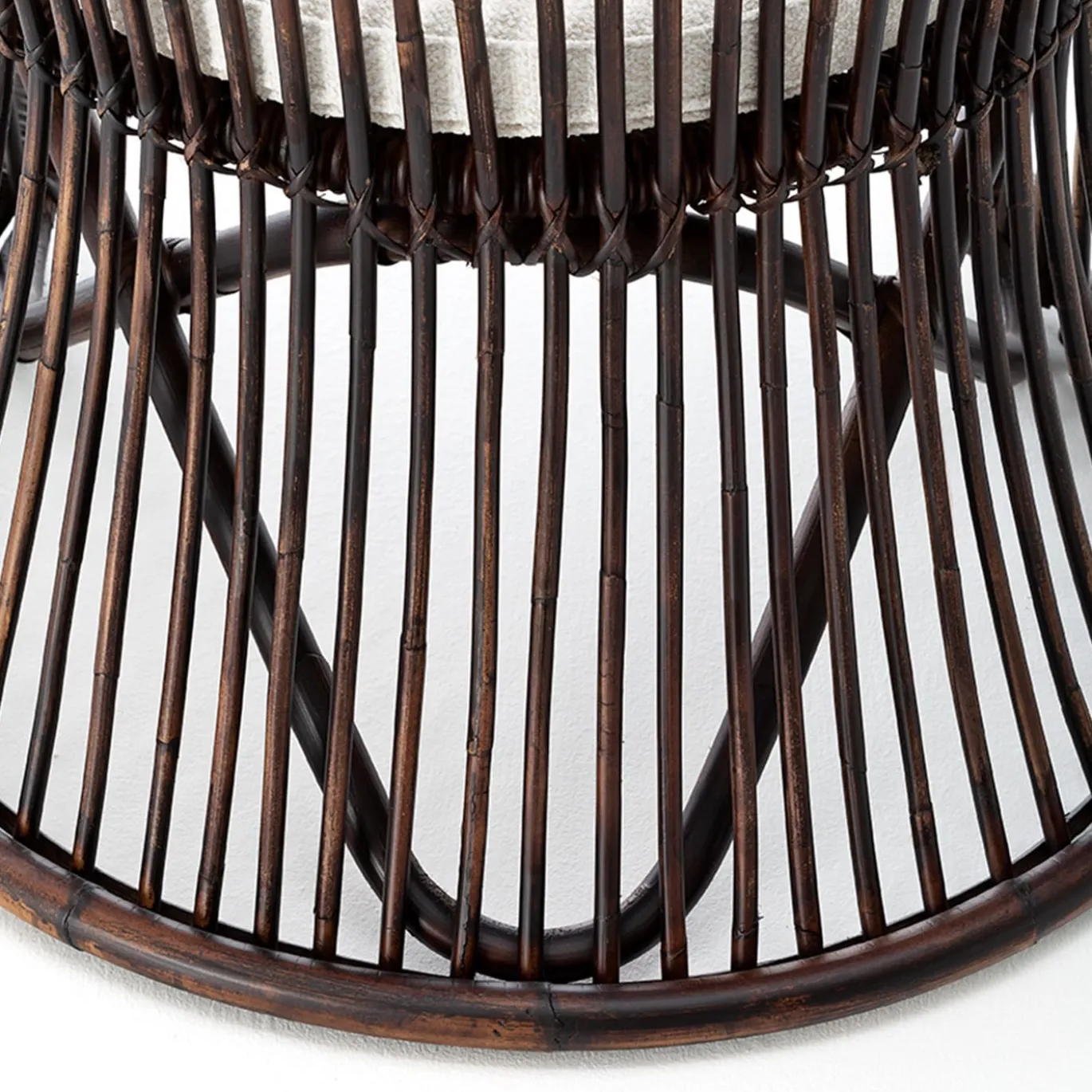Poltrona Martingala Barrique in rattan di Marco Zanuso