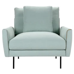 Poltrona Minimalista Barlow Azzurra
