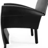 Poltrona nera Richard III di Philippe Starck