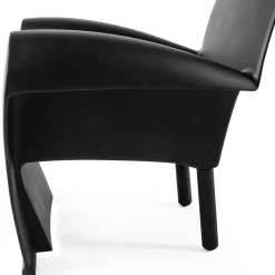 Poltrona nera Richard III di Philippe Starck