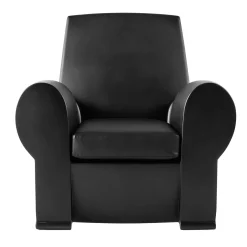 Poltrona nera Richard III di Philippe Starck