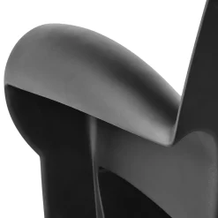 Poltrona nera Richard III di Philippe Starck
