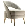 Poltrona Olimpia Geometric-Pattern Taupe