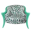 Poltrona Opus Animalier Verde Di Carlo Rampazzi