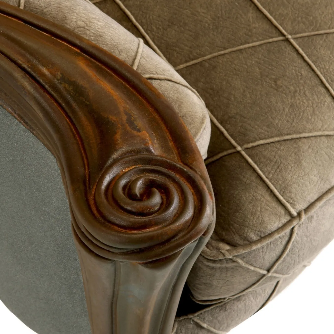 Poltrona Opus Jeans e Corten di Carlo Rampazzi