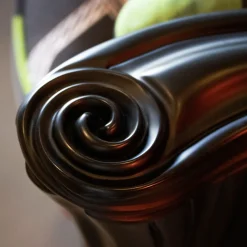 Poltrona Opus laccata e Black Flower Di Carlo Rampazzi