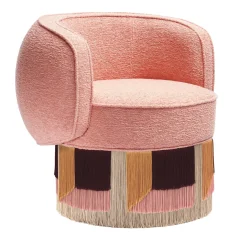 Poltrona Pirouette Clu Swivel Flo di Lorenza Bozzoli
