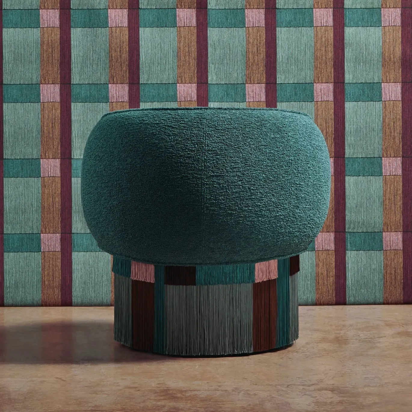 Poltrona Pirouette Clu Swivel Geo Wien di Lorenza Bozzoli