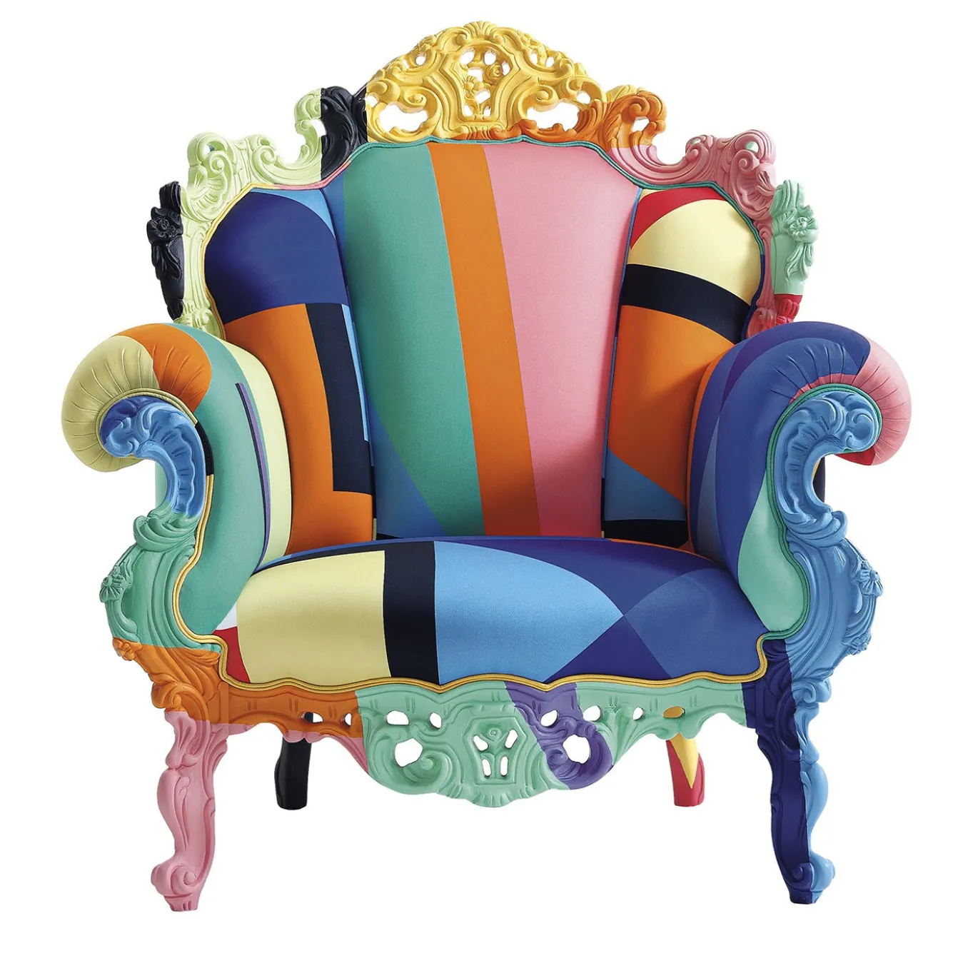 Poltrona Proust Geometrica di Alessandro Mendini