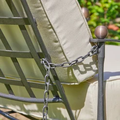 Poltrona Reclinabile Imbottita Crossweave Beige