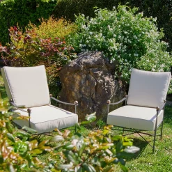Poltrona Reclinabile Imbottita Crossweave Beige