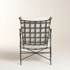 Poltrona Reclinabile Imbottita Crossweave Beige