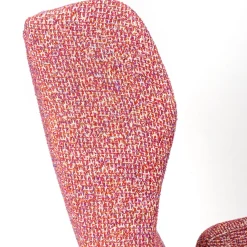 Poltrona Rosa Drama Queen con Gambe in Ottone