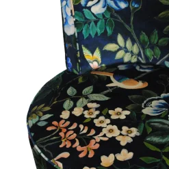 Poltrona rotonda Flowers Floral Polychrome
