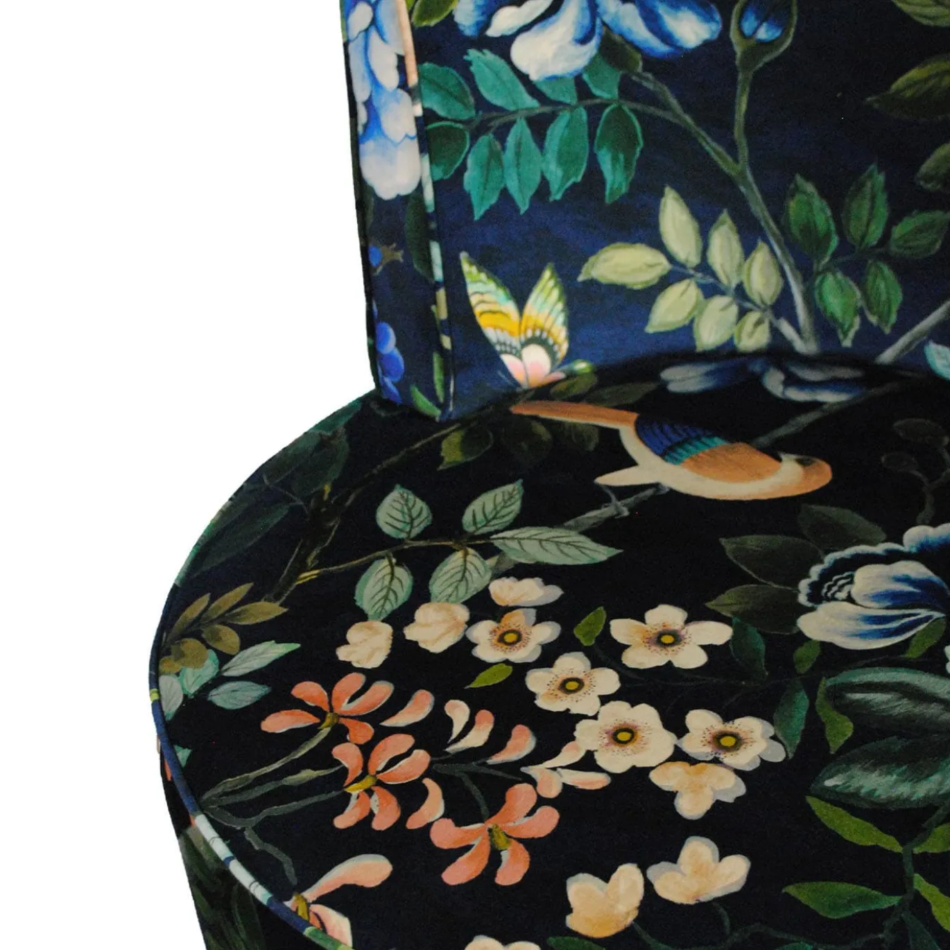Poltrona rotonda Flowers Floral Polychrome
