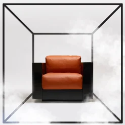 Poltrona Saratoga Orange di Lella e Massimo Vignelli