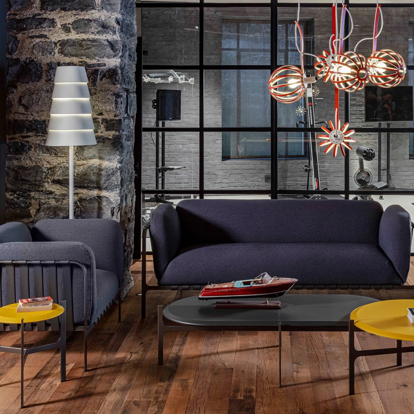 Poltrona Sydney grigio scuro