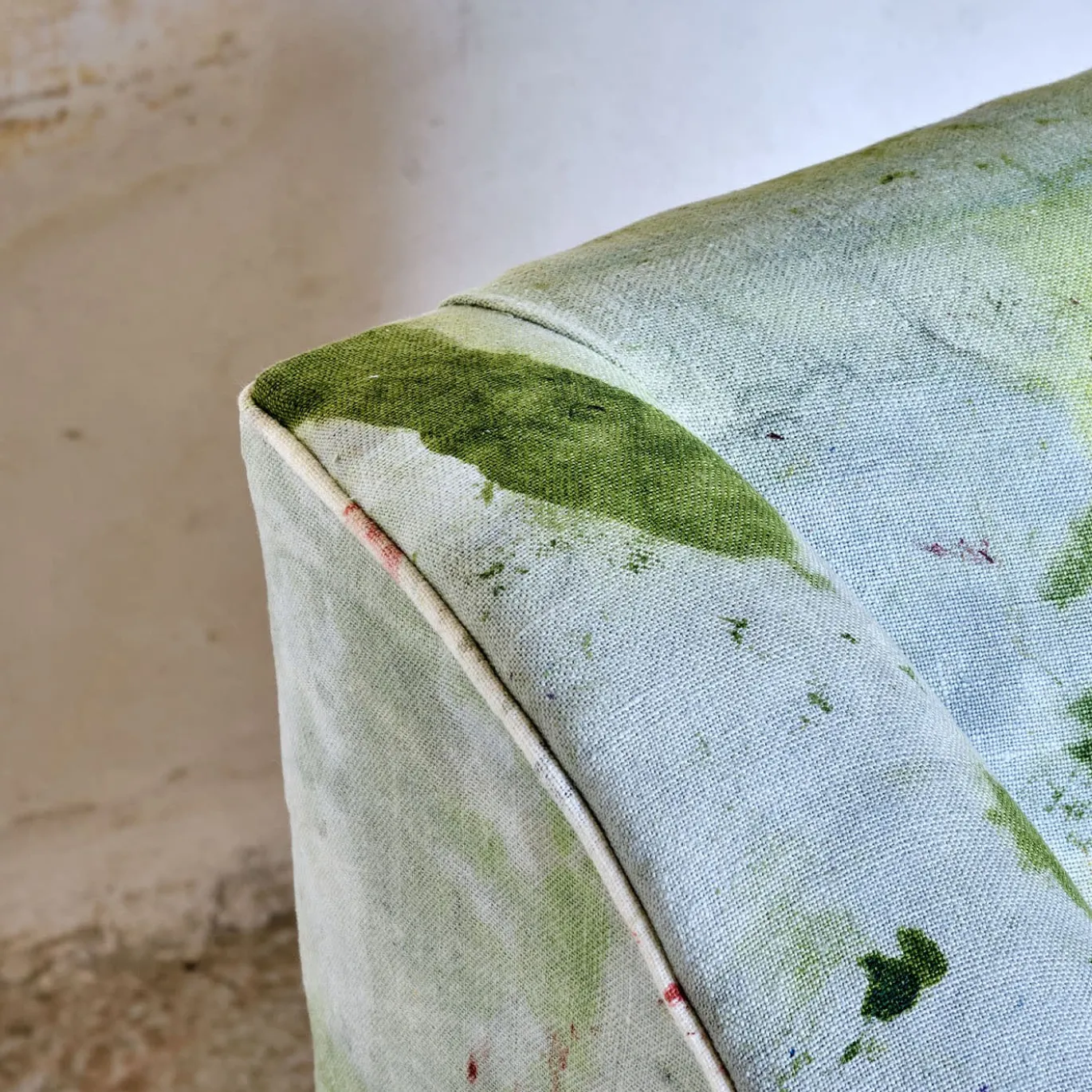 Poltrona Verde e Grigia Collezione Bisanzio