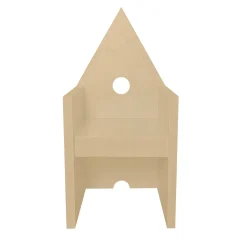 Poltrona Vescovina Beige di Lanfranco Benvenuti